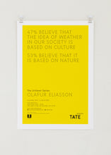 画像をギャラリービューアに読み込む, Olafur Eliasson (2004 Tate vintage poster reproduction)