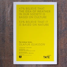 画像をギャラリービューアに読み込む, Olafur Eliasson (2004 Tate vintage poster reproduction)