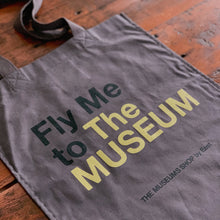 画像をギャラリービューアに読み込む, Fly Me to The MUSEUM エコバッグ チャコール