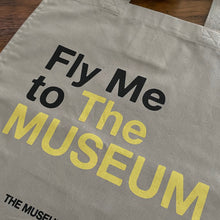 画像をギャラリービューアに読み込む, Fly Me to The MUSEUM エコバッグ サンド
