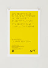 画像をギャラリービューアに読み込む, Olafur Eliasson (2004 Tate vintage poster reproduction)
