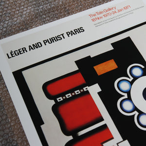 Fernand Léger: Léger and Purist Paris (1970 Tate Vintage Poster Reproduction)