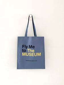 Fly Me to The MUSEUM エコバッグ グレー