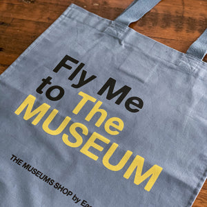 Fly Me to The MUSEUM エコバッグ グレー