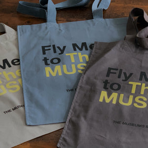Fly Me to The MUSEUM エコバッグ サンド