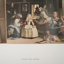 画像をギャラリービューアに読み込む, Lámina &quot;Las meninas o La familia de Felipe IV&quot;
