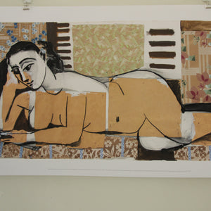 Large Print Picasso Reclining Nude Woman