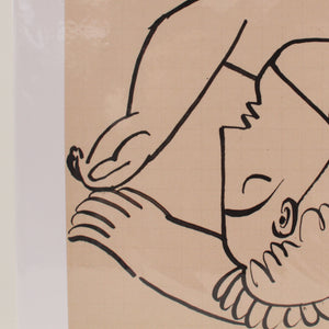 Mini Print Study For ‘Les Femmes D’Alger’(detail) 1954