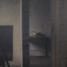 画像をギャラリービューアに読み込む, Vilhelm Hammershøi, Interior with the Artist&#39;s Easel, 1910
