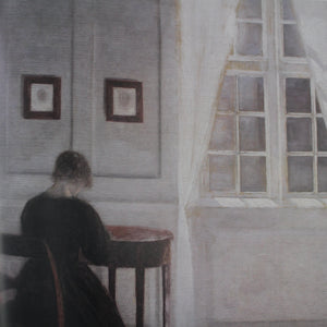 Vilhelm Hammershøi, Interior in Strangade, Sunlight on the Floor, 1901